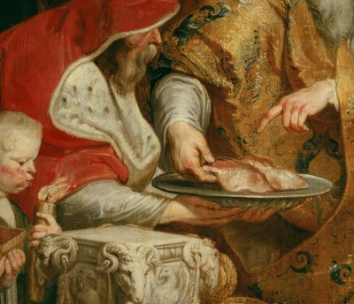 Het duiden van de voortekenen door Peter Paul Rubens