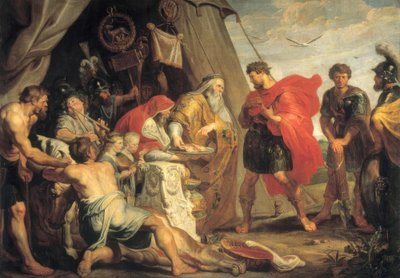 Het duiden van de voortekenen door Peter Paul Rubens