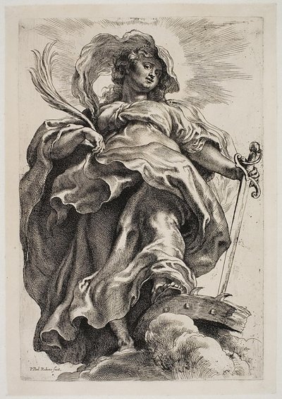 De heilige Catharina van Alexandrië door Peter Paul Rubens