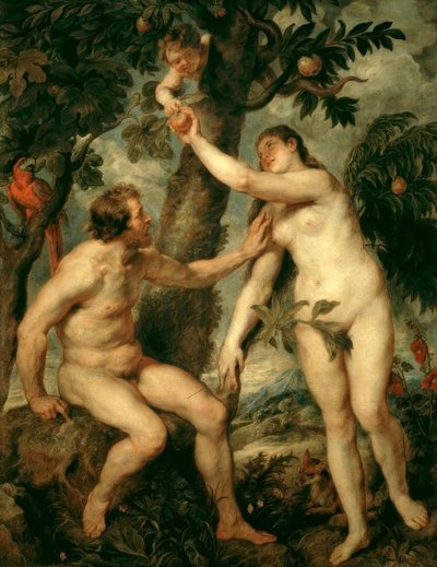 De zondeval door Peter Paul Rubens