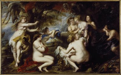 Diana en Callisto door Peter Paul Rubens