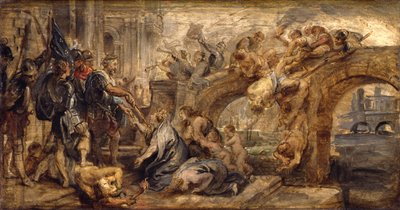 De inname van Parijs door Hendrik IV. door Peter Paul Rubens