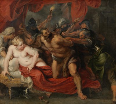 De gevangenneming van Simson door Peter Paul Rubens