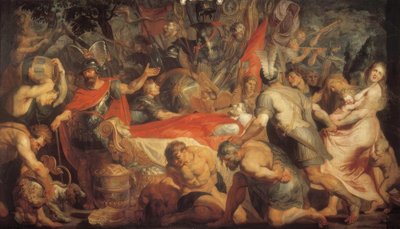 De dodenherdenking voor Decius Mus door Peter Paul Rubens