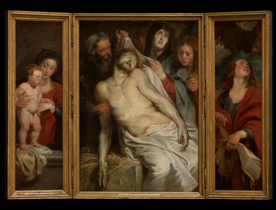Epitaaf van Jan Michielsen en zijn vrouw Maria Maes door Peter Paul Rubens