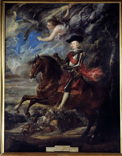 Ruiterportret van kardinaal Infant Don Ferdinand van Oostenrijk door Peter Paul Rubens