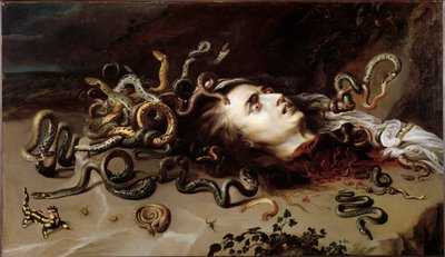 Hoofd van Medusa door Peter Paul Rubens