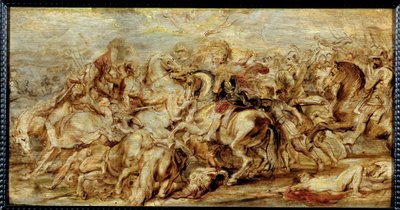 Hendrik IV bij de Slag bij Ivry door Peter Paul Rubens