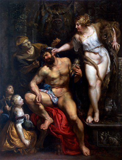 Hercules en Omphale, 1606 door Peter Paul Rubens