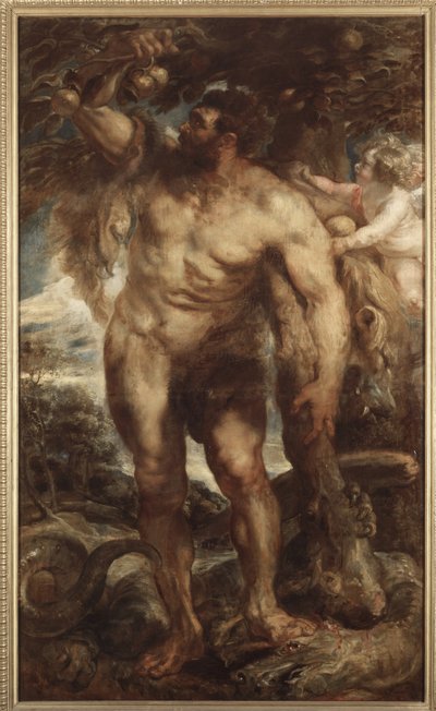 Hercules in de Tuin van de Hesperiden, c.1638 door Peter Paul Rubens