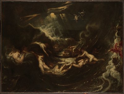 Hero en Leander door Peter Paul Rubens