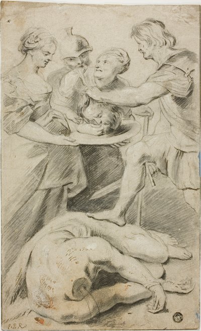 Herodias Ontvangt het Hoofd van Johannes de Doper door Peter Paul Rubens