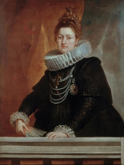Infante Isabella Clara Eugenia door Peter Paul Rubens