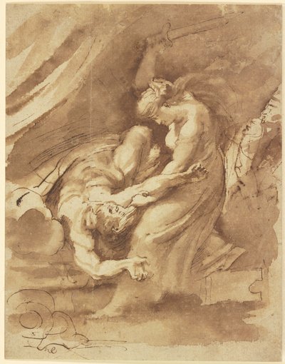 Judith onthoofdt Holofernes, ca. 1609-10 door Peter Paul Rubens