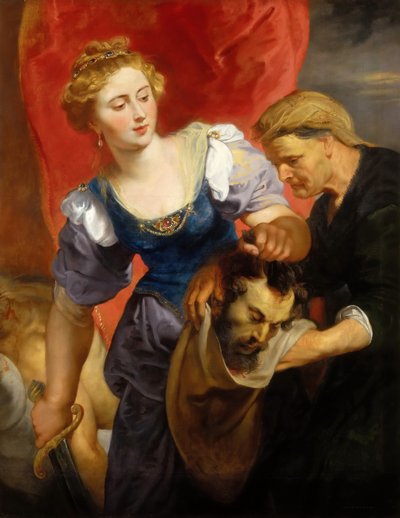 Judith met het hoofd van Holophernes, 1620-1622 door Peter Paul Rubens
