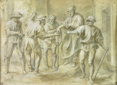 De Parabel van de Wijngaardenier, naar Andrea del Sarto door Peter Paul Rubens
