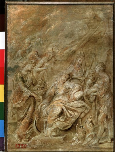 De geboorte van de dauphin Lodewijk XIII door Peter Paul Rubens