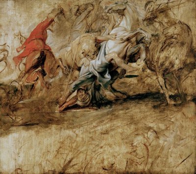 Leeuwenjacht door Peter Paul Rubens