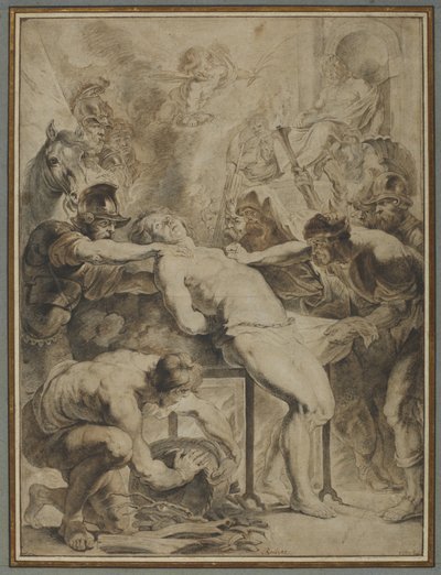Martelaarschap van Sint Laurentius, 1550 door Peter Paul Rubens