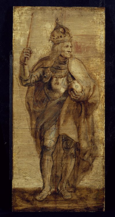 Maximiliaan I, koning van Duitsland en Heilige Roomse keizer door Peter Paul Rubens