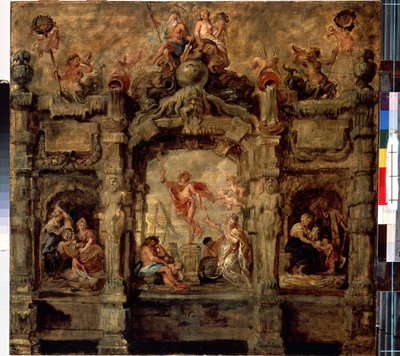 Mercurius vertrekt door Peter Paul Rubens