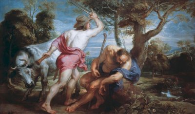 Mercurius en Argus door Peter Paul Rubens