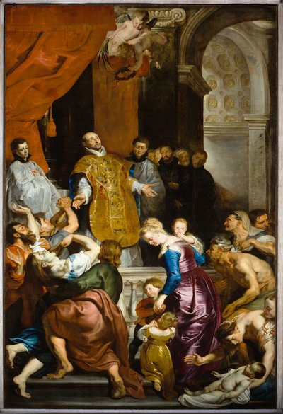 Wonderen van St. Ignatius van Loyola - 1620 door Peter Paul Rubens