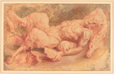 Pan Liggend, mogelijk ca. 1610 door Peter Paul Rubens