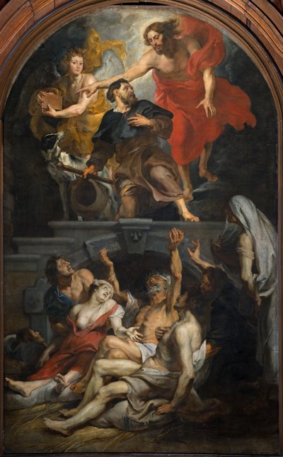 Parochiekerk (Parochiekerk Sint-Martinus). Schilderij. Pieter Paul Rubens door Peter Paul Rubens