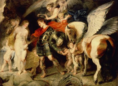 Perseus en Andromeda door Peter Paul Rubens