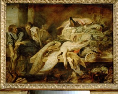 Philopoemen, generaal van de Achaeërs, door een oude vrouw uit M door Peter Paul Rubens