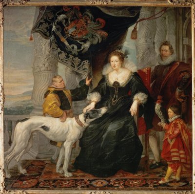 Portret van Alatheia Talbot, gravin van Arundel door Peter Paul Rubens
