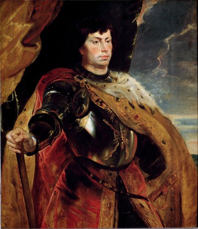 Portret van Karel de Stoute door Peter Paul Rubens