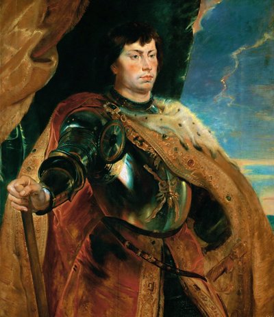 Portret van Karel de Stoute door Peter Paul Rubens