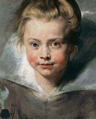 Portret van Clara Serena Rubens door Peter Paul Rubens