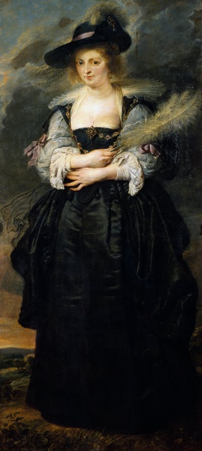 Portret van Helene Fourment door Peter Paul Rubens