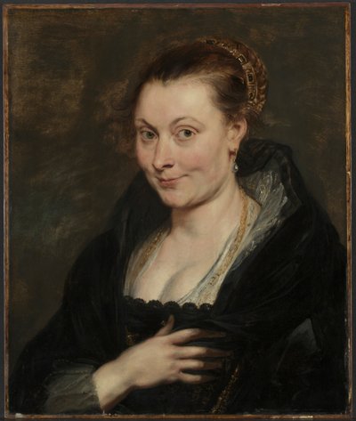 Portret van Isabella Brant, ca. 1620-25 door Peter Paul Rubens
