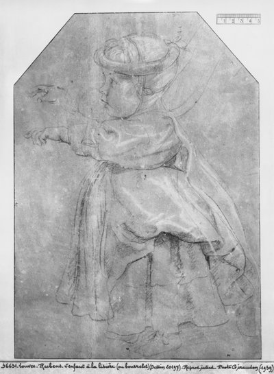 Portret van Isabelle Helene Rubens, dochter van de kunstenaar, 1636 door Peter Paul Rubens