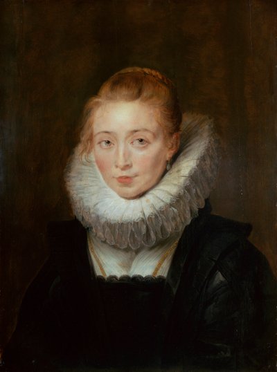 Portret van een hofdame van de Infanta Isabella, 1620s door Peter Paul Rubens