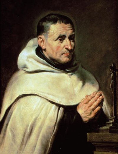 Portret van een Karmelietenprior door Peter Paul Rubens