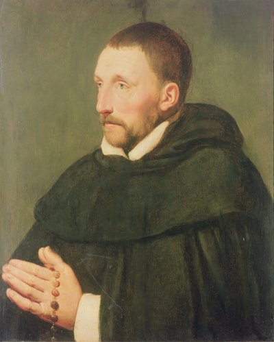 Portret van een Dominicaan, vermoedelijk Padre de Buzzara door Peter Paul Rubens