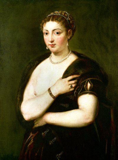 Portret van een jonge dame door Peter Paul Rubens