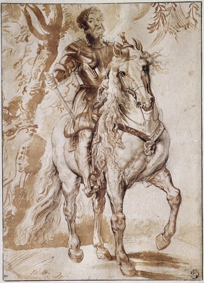 Portret van de Hertog van Lerma te paard door Peter Paul Rubens