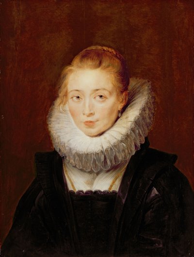 Portret van de Erejonkvrouw van de Infanta Isabella door Peter Paul Rubens