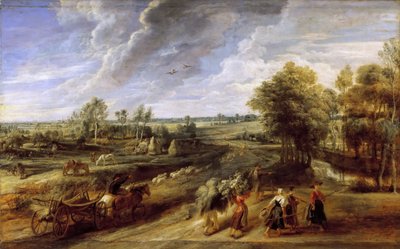 Terugkeer van de oogst, ca 1637 door Peter Paul Rubens