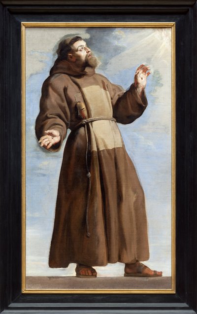 Sint Franciscus in extase door Peter Paul Rubens