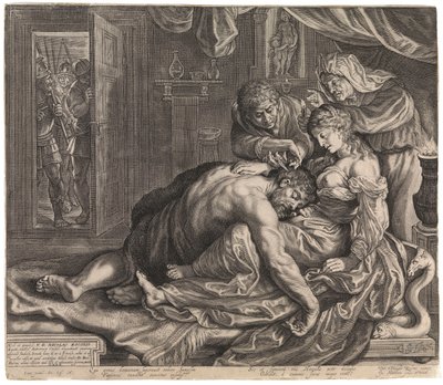 Simson en Delila door Peter Paul Rubens