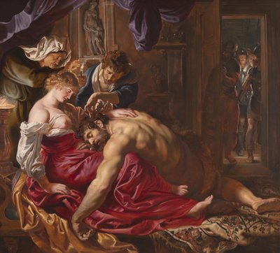 Samson en Delila, ca. 1609 door Peter Paul Rubens