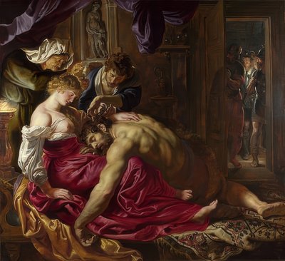 Samson en Delila. Rond 1609-10 door Peter Paul Rubens