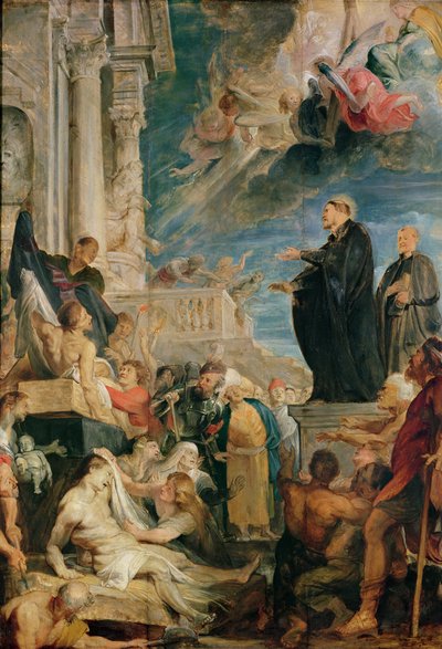 St. Franciscus Xaverius zegent de zieken door Peter Paul Rubens